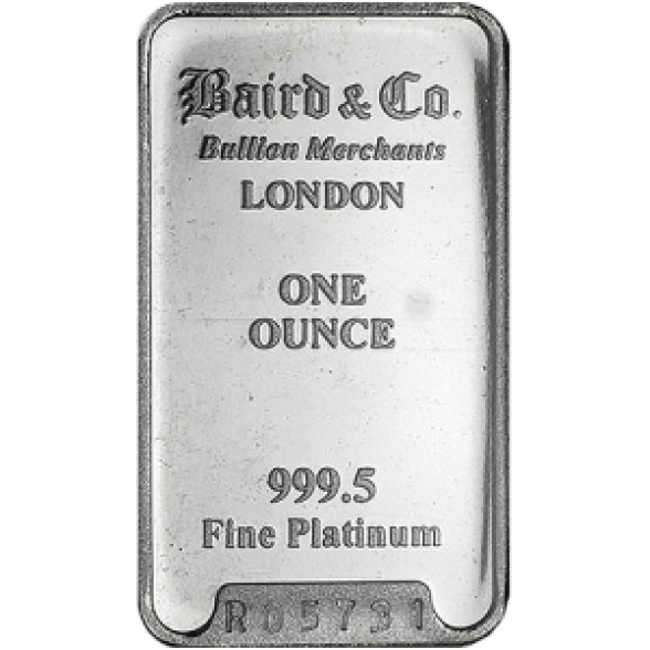 Baird & Co Platinum Bars