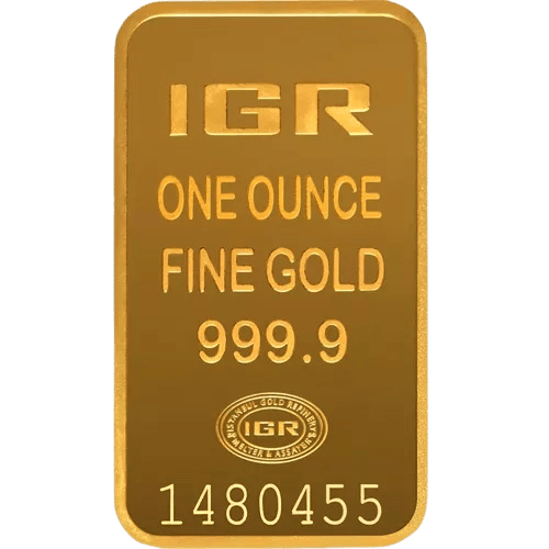 v1 oz igr gold bar